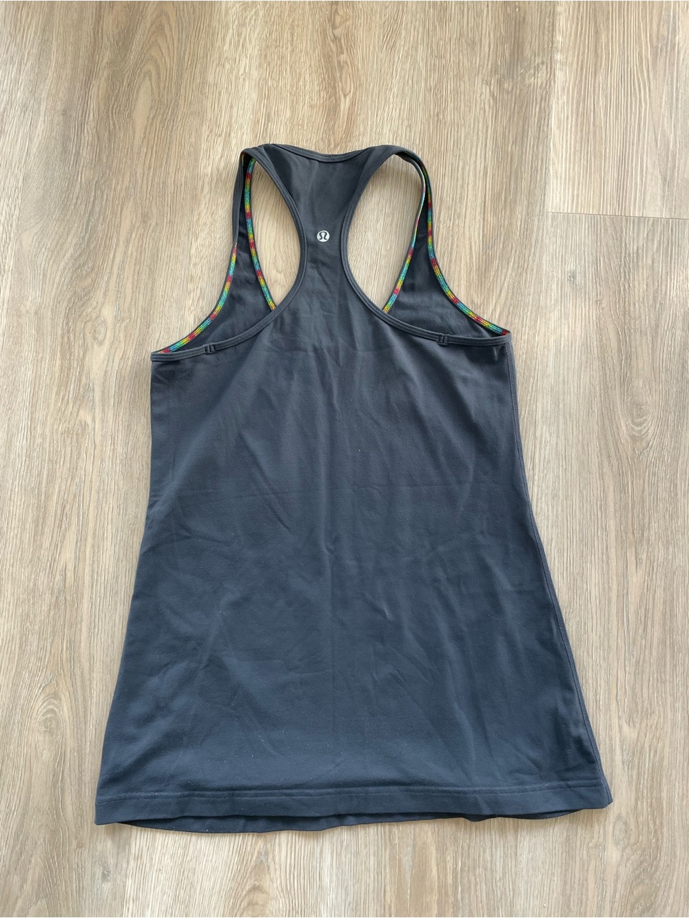 lululemon athletica Racerback Tank with Rainbow Trim